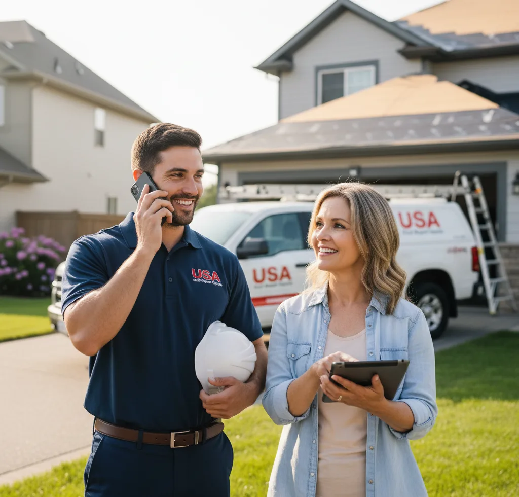 USA Roof Repair Experts customer support in Pinckneyville